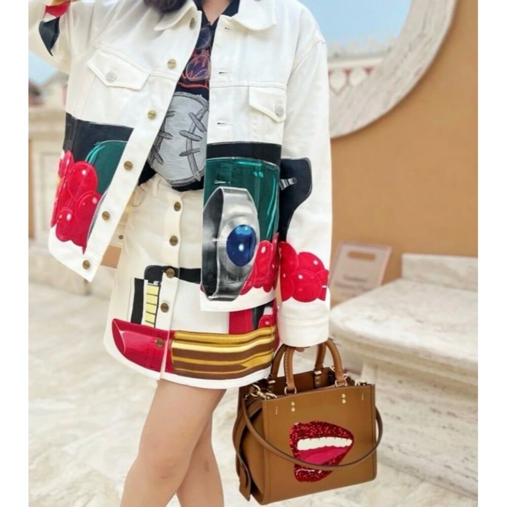 NWT Authentic COACH X TOM WESSELMANN Rogue 25 Satchel Crossbody CA125